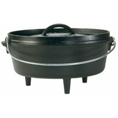 LODGE MANUFACTURING 4 QT CAST IRON CAMP DUTCHOVEN L10CO3